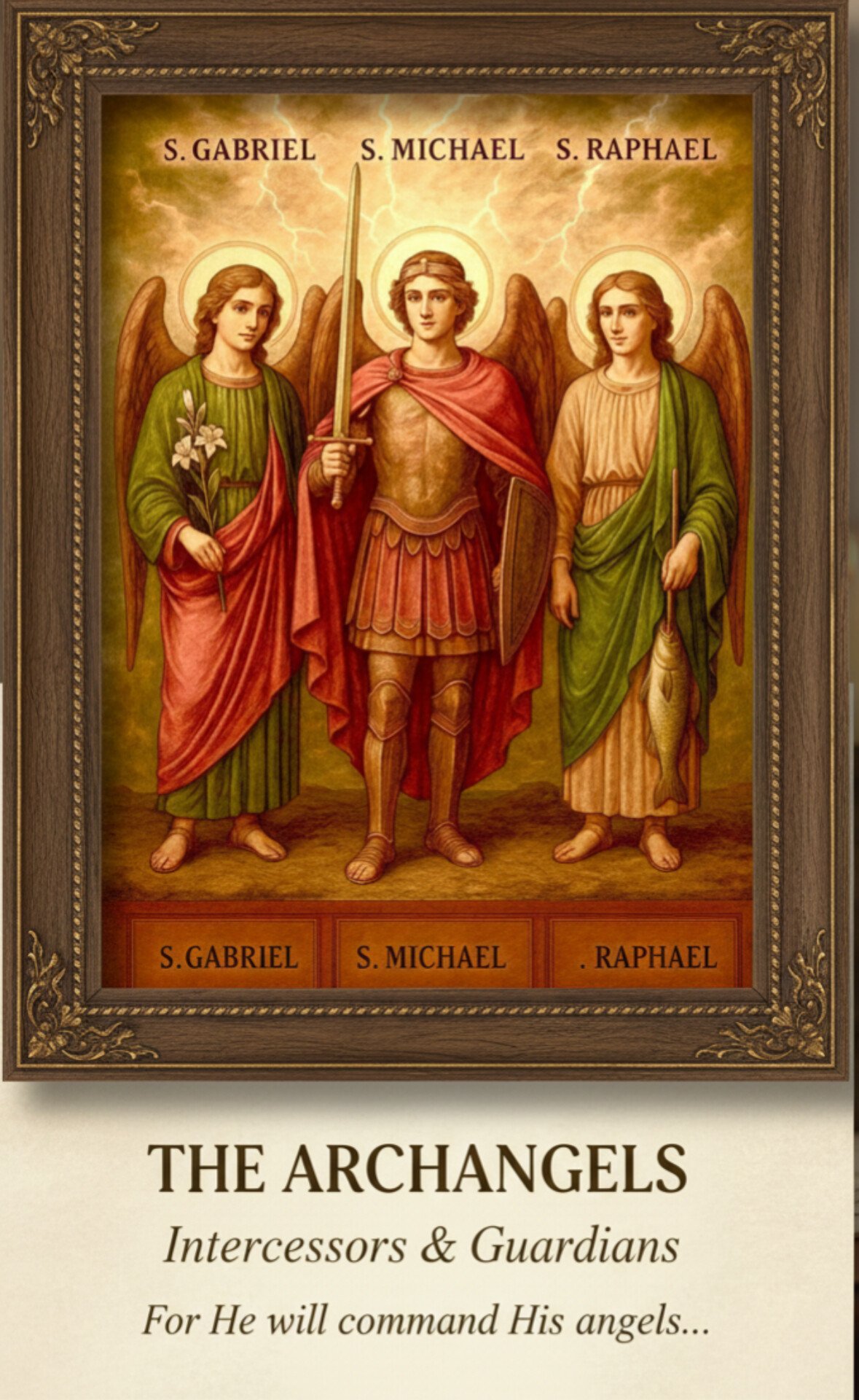 മിഖായേൽ , ഗബ്രിയേൽ , റഫായേൽ